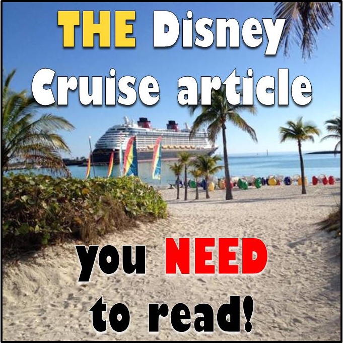 Disney Cruise Article you need to read