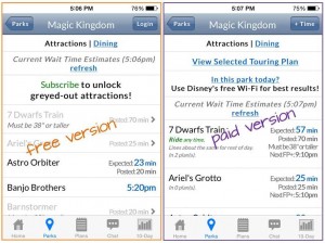 favorite apps for Disney Vacations