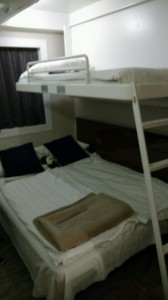 bunks in cabin