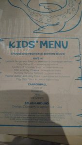 Norwegian Kids Menu