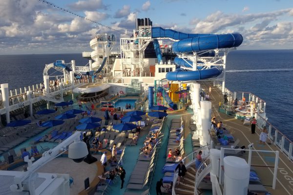 Norwegian Encore Pool Area