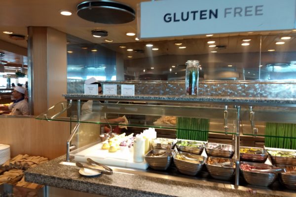 Gluten Free Buffet Section on Royal Caribbean