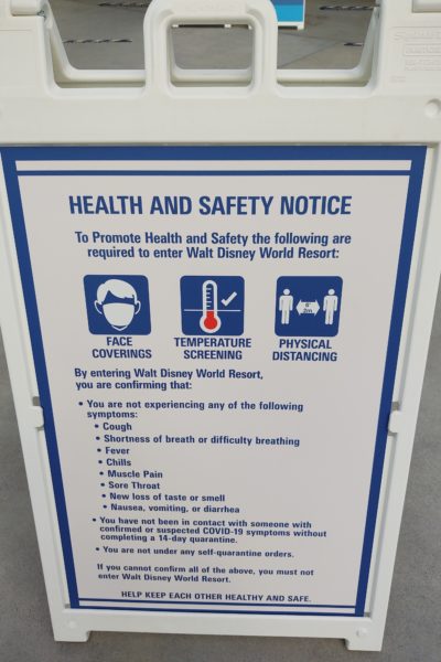 Health & Safety Guidelines at Disney World