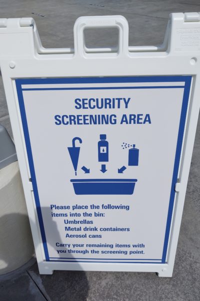 Security Screening at Disney World