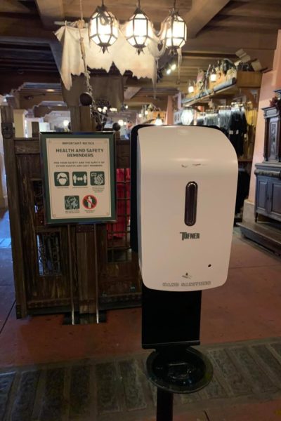 Hand Sanitizer Locations at Disney