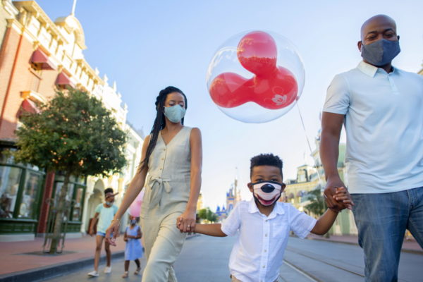 Family Visiting Walt Disney World