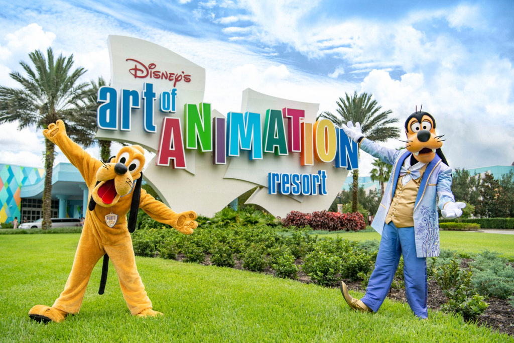 Art of Animation Resort Entrance - resorts for families of 5 or more