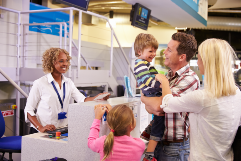 Family at Airport