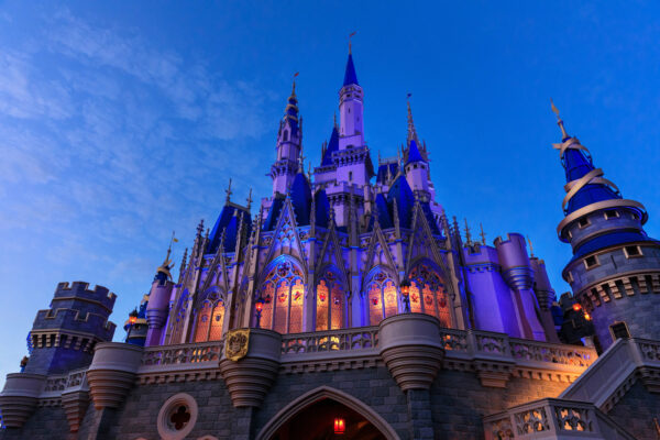 Cinderella's Castle at Night