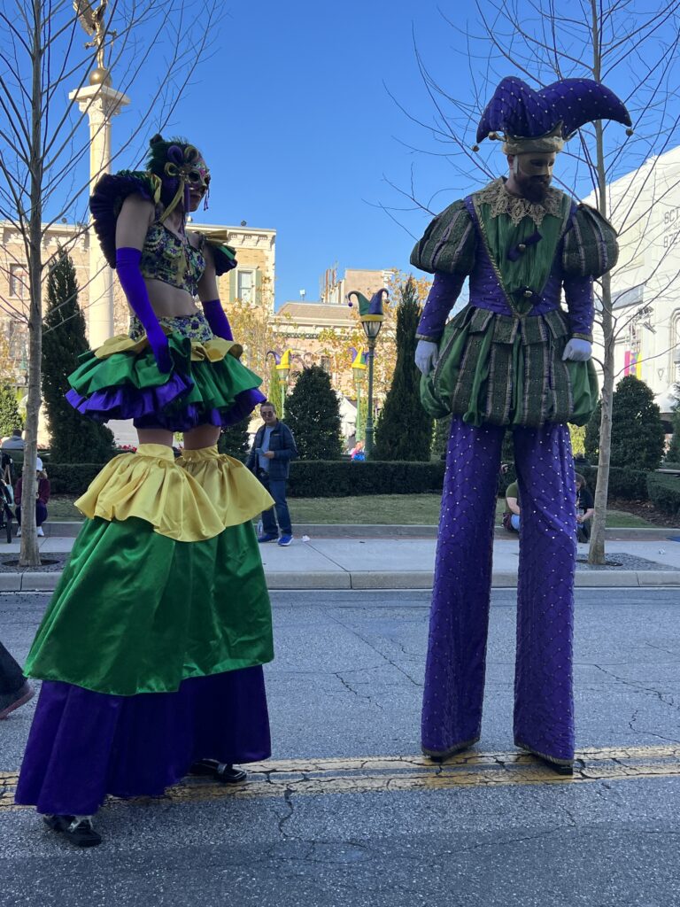 More Stilt Walkers, Universal Orlando Mardi Gras