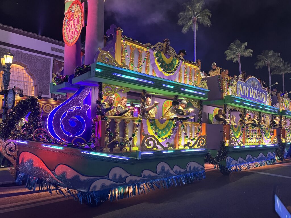 Universal Orlando Mardi Gras Parade Float