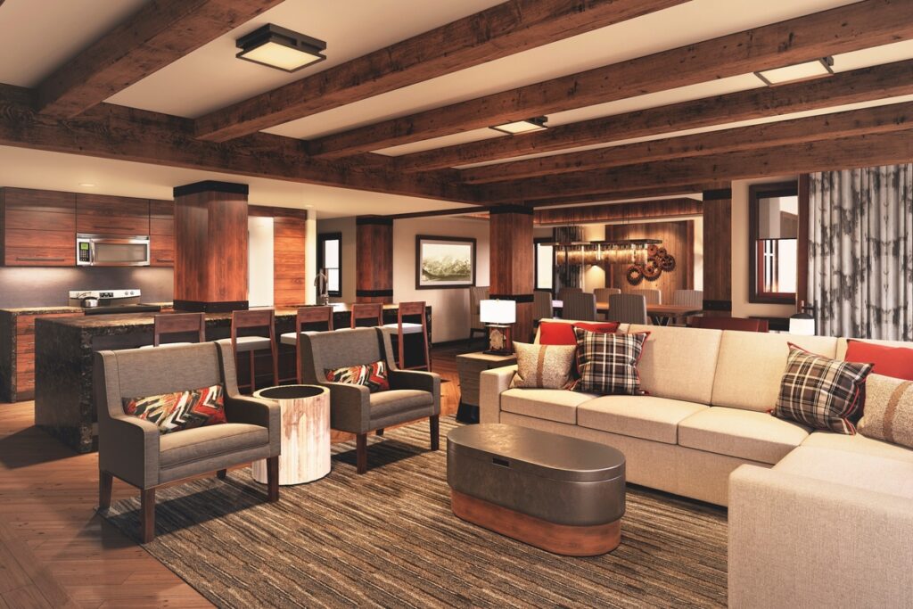 Wilderness Lodge Copper Creek Grand Villa Living Room