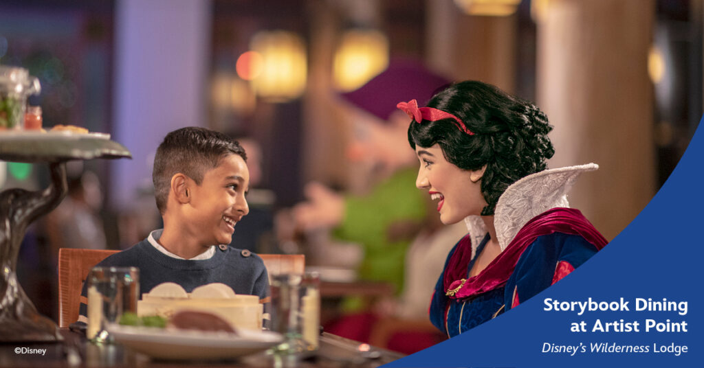 Storybook Dining at Artist Point at Wilderness Lodge