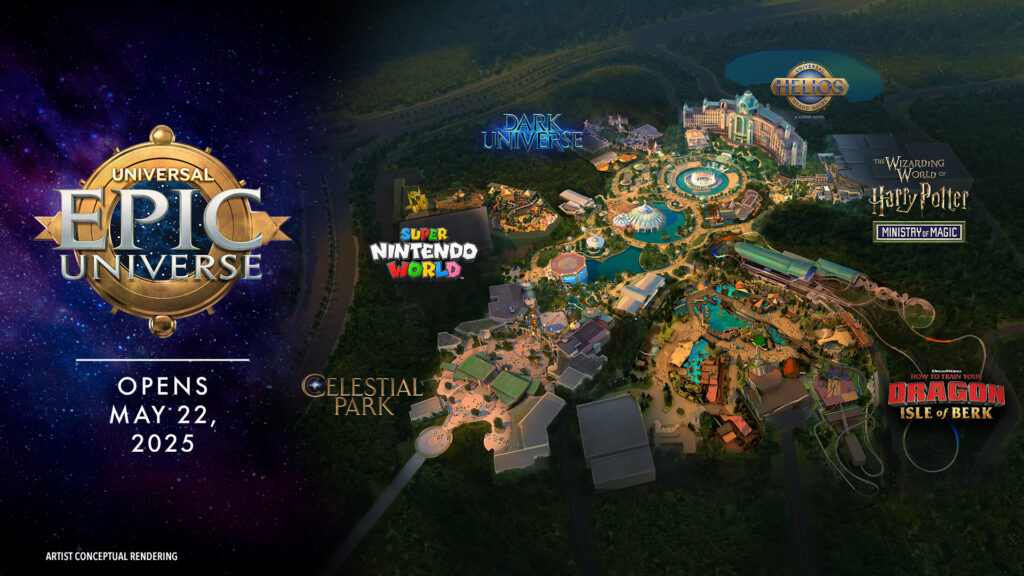 Epic Universe Map of the Park