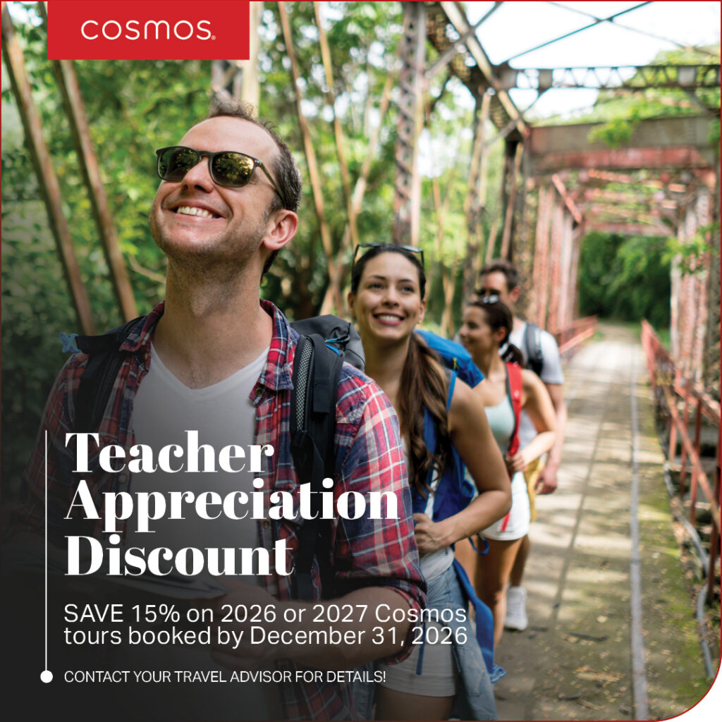 Cosmos 15% off discount for teachers with teacher appreciation discount