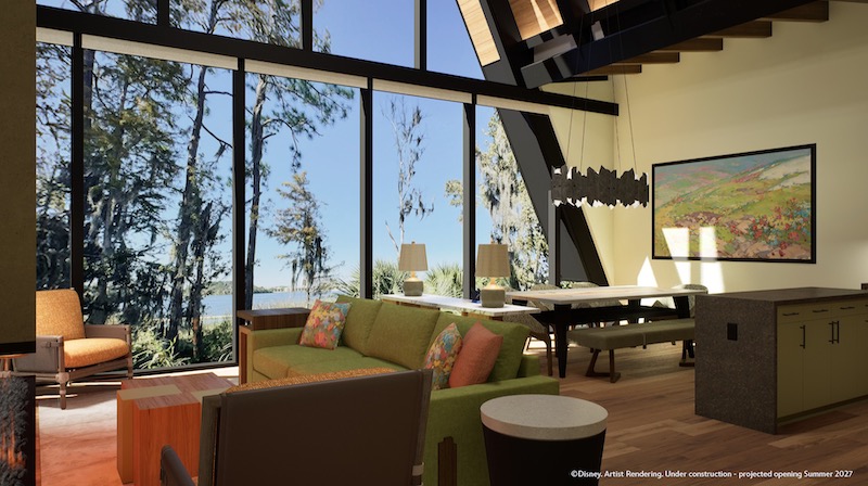 Lakeshore Lodge concept art of inside Lake House