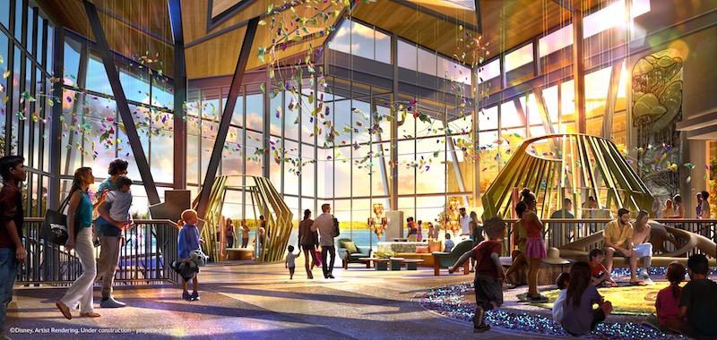 Lakeshore Lodge concept art of lobby