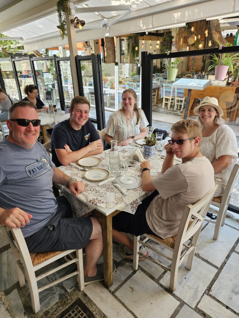 My family in Athens Greece